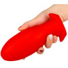 EggPlay Plug silicone Saurus Egg XL 16.5 x 7.3cm Rouge